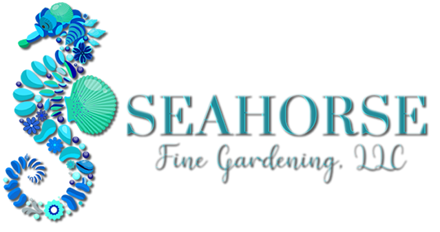 Seahorse Fine Gardening, LLC logo showcasing expert gardening and landscaping services on the NH seacoast.